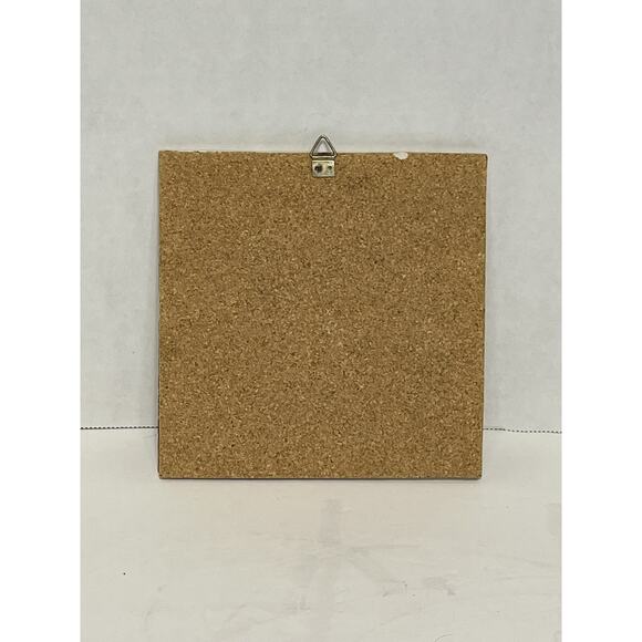 Portugal Caravela Ship Ceramic Wall Tile Trivet Cork Back Nautical Decor - Picture 5 of 5